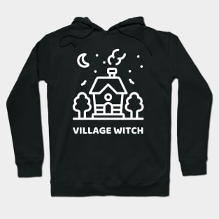 Cute Village Witch Halloween Spooky Season Hoodie